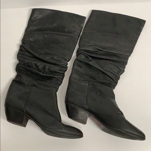Women’s Black Leather Boots 39 D2